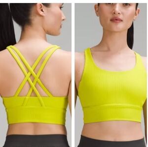 Lululemon Energy Long Line Ribbed Bra